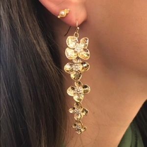 Statement drop earrings brand new never worn